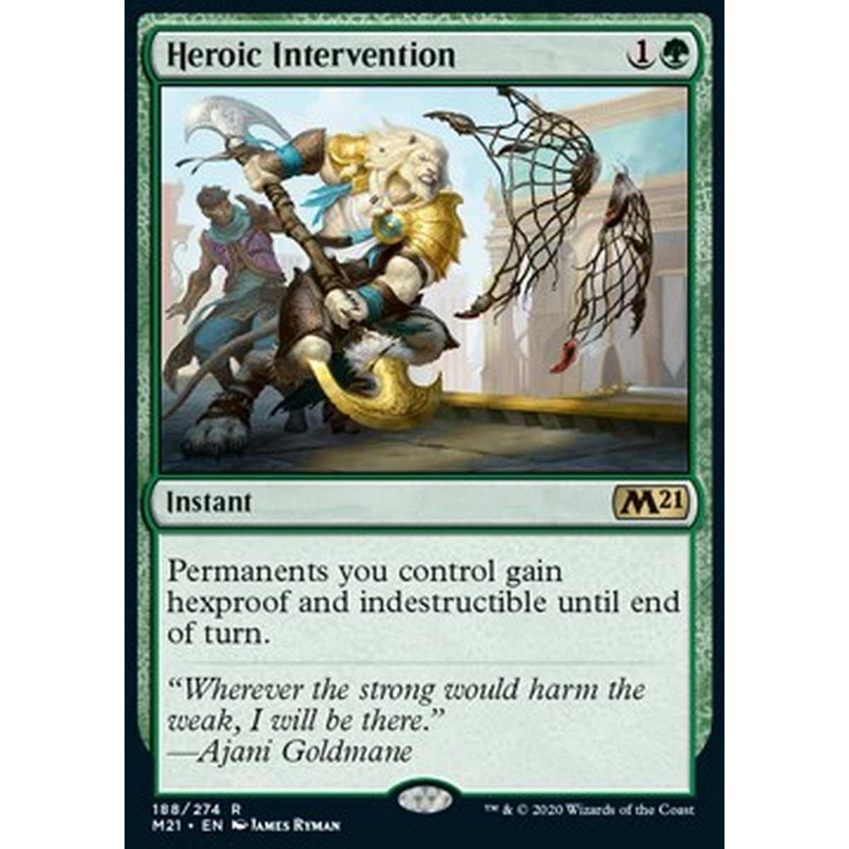 Heroic Intervention - è±éçšä»å¥ - [M21][NM] [Foil]
