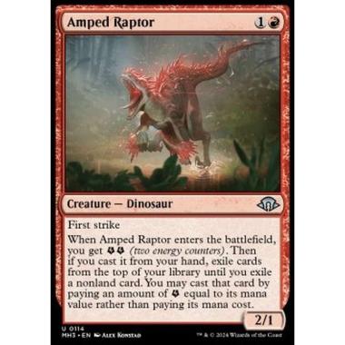 Amped Raptor - è²ããç«ã¤çŒç«œ - [MH3][NM] [Foil]