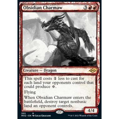 Obsidian Charmaw - é»æœçŸ³ã®ç¦ãŒãå£ - [XMH2][NM] [Foil]