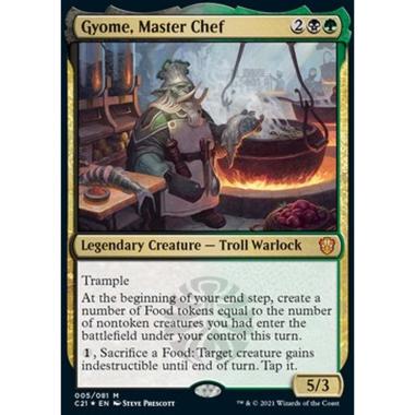 Gyome, Master Chef - Gyome, Capo Cuoco - [C21][NM] [Foil]