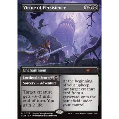 Virtue of Persistence // Locthwain Scorn - Virtue of Persistence // Locthwain Scorn - [SCH][NM] [Foil]