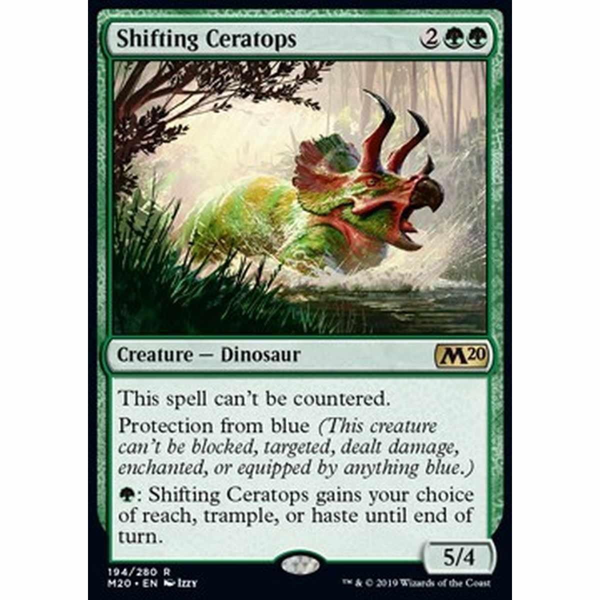 Shifting Ceratops - Triceratopo Mutevole - [M20][NM]