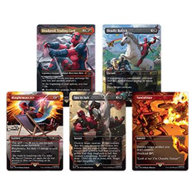 Secret Lair x Marvel's Deadpool non Foil - Set carte singole