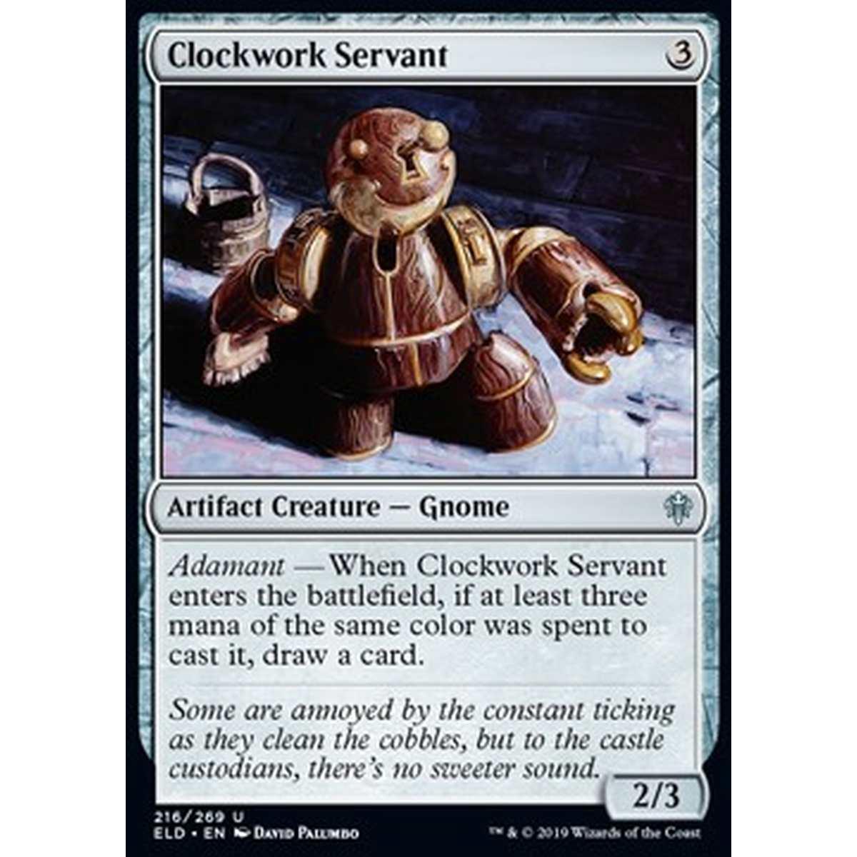 Clockwork Servant - Clockwork Servant - [ELD][NM] [Foil]