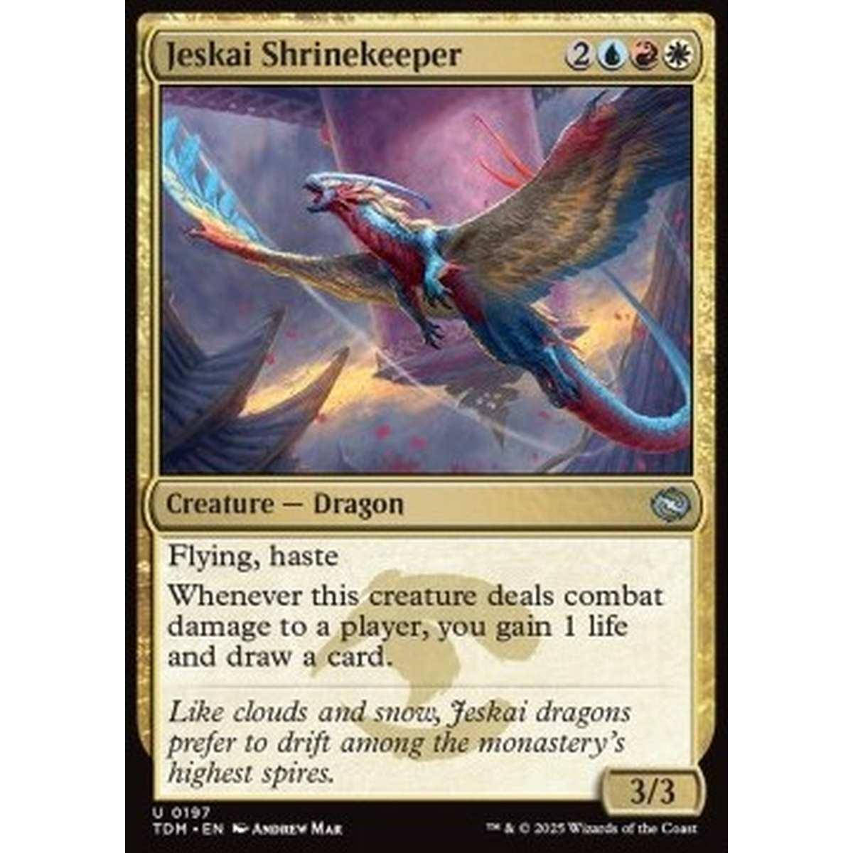 Jeskai Shrinekeeper - Jeskai Shrinekeeper - [TDM][NM]