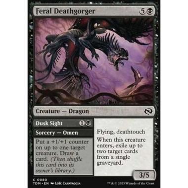 Feral Deathgorger // Dusk Sight - Feral Deathgorger // Dusk Sight - [TDM][NM]