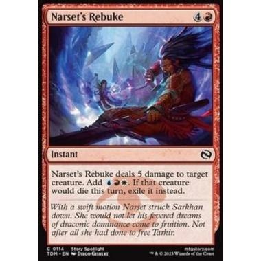 Narset's Rebuke - Narset's Rebuke - [TDM][NM]