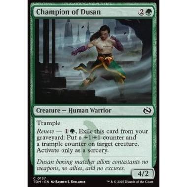 Champion of Dusan - Champion of Dusan - [TDM][NM]