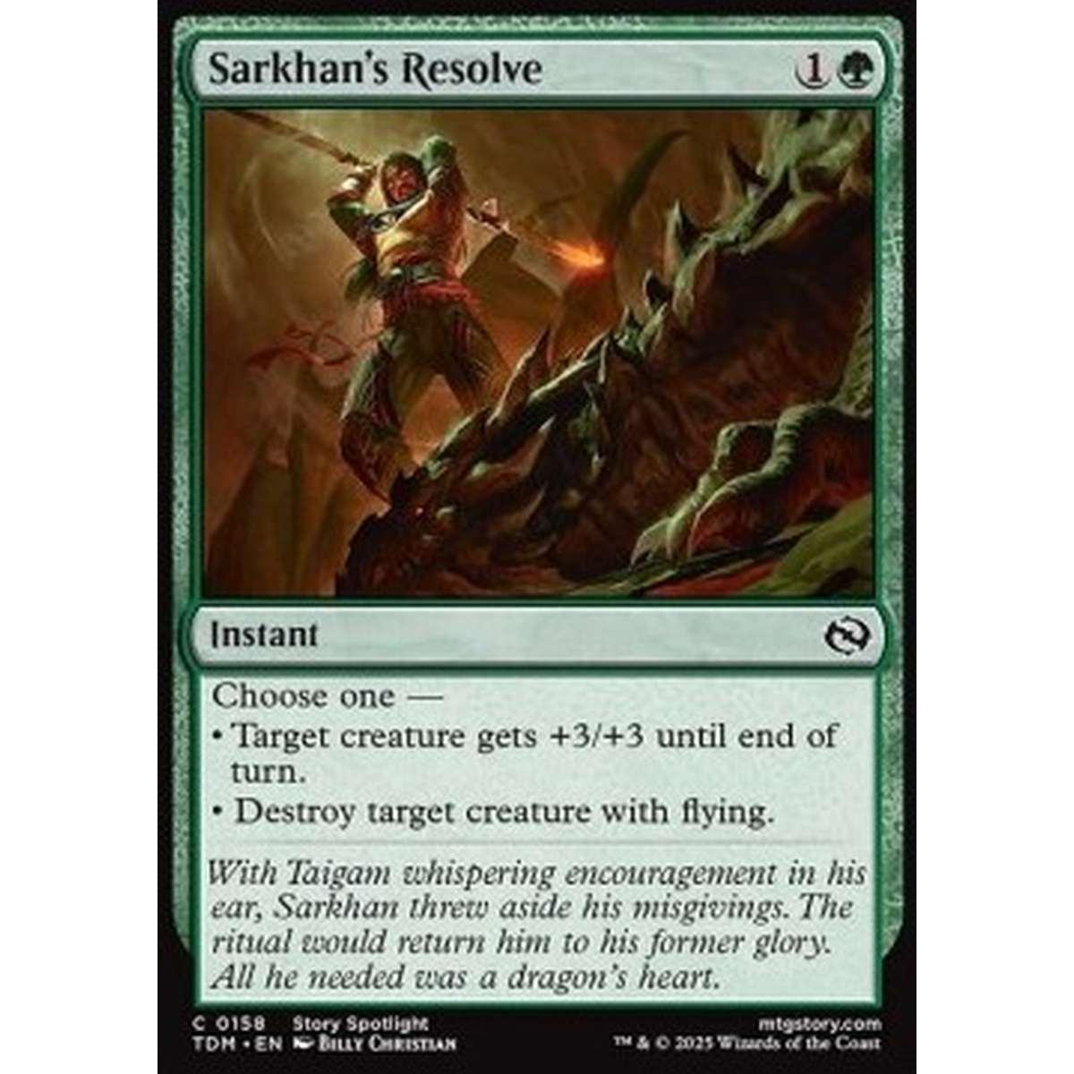 Sarkhan's Resolve - Sarkhan's Resolve - [TDM][NM]