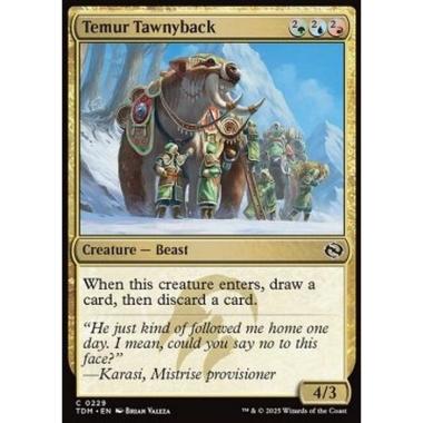 Temur Tawnyback - Temur Tawnyback - [TDM][NM]