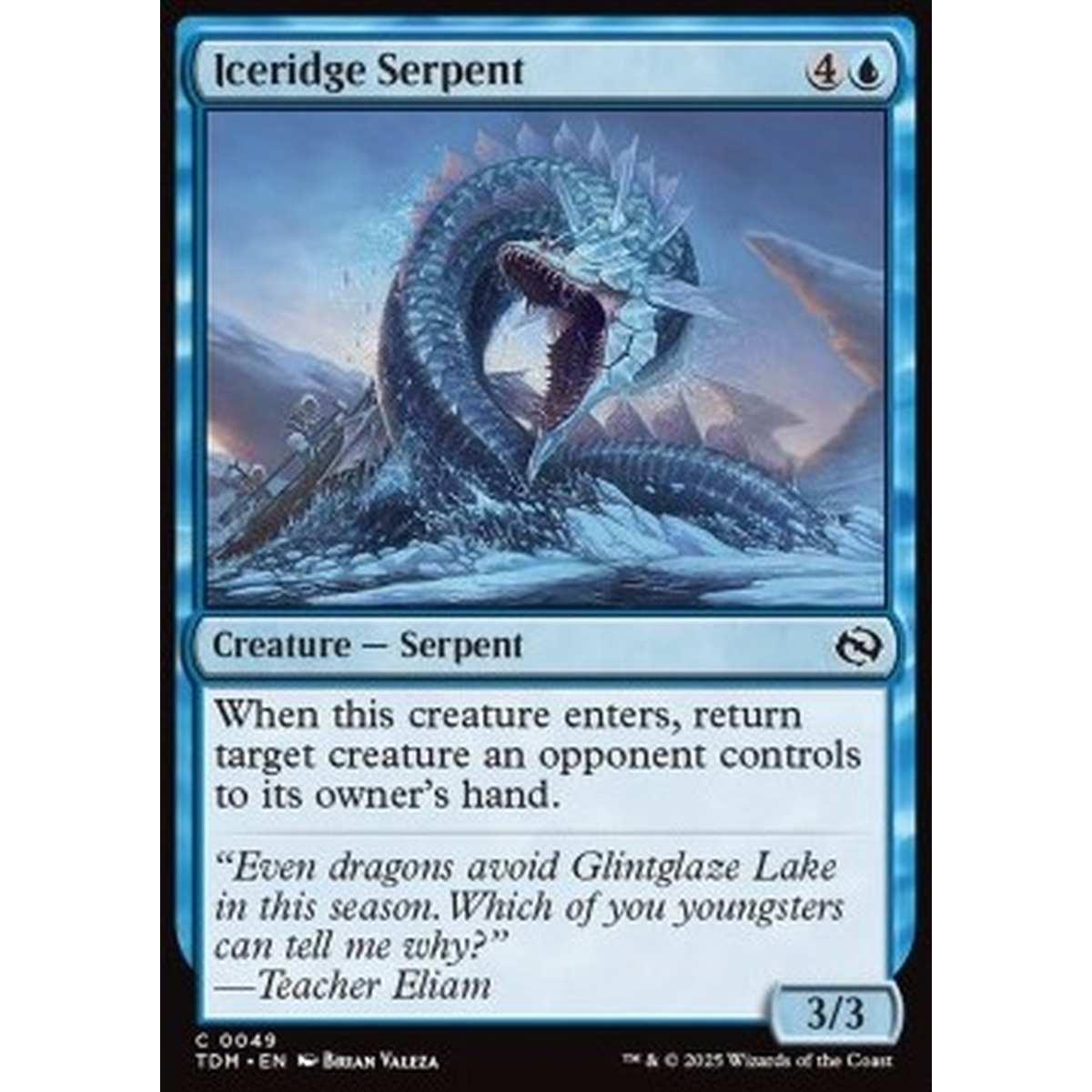 Iceridge Serpent - Iceridge Serpent - [TDM][NM]