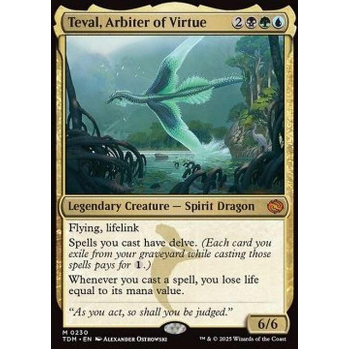 Teval, Arbiter of Virtue - Teval, Arbiter of Virtue - [TDM][NM]
