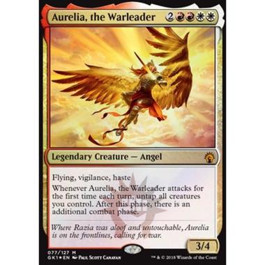 Aurelia, the Warleader - æ¦å°Žèãªãƒ¬ãƒªã¢ - [GK1][NM] [Foil]