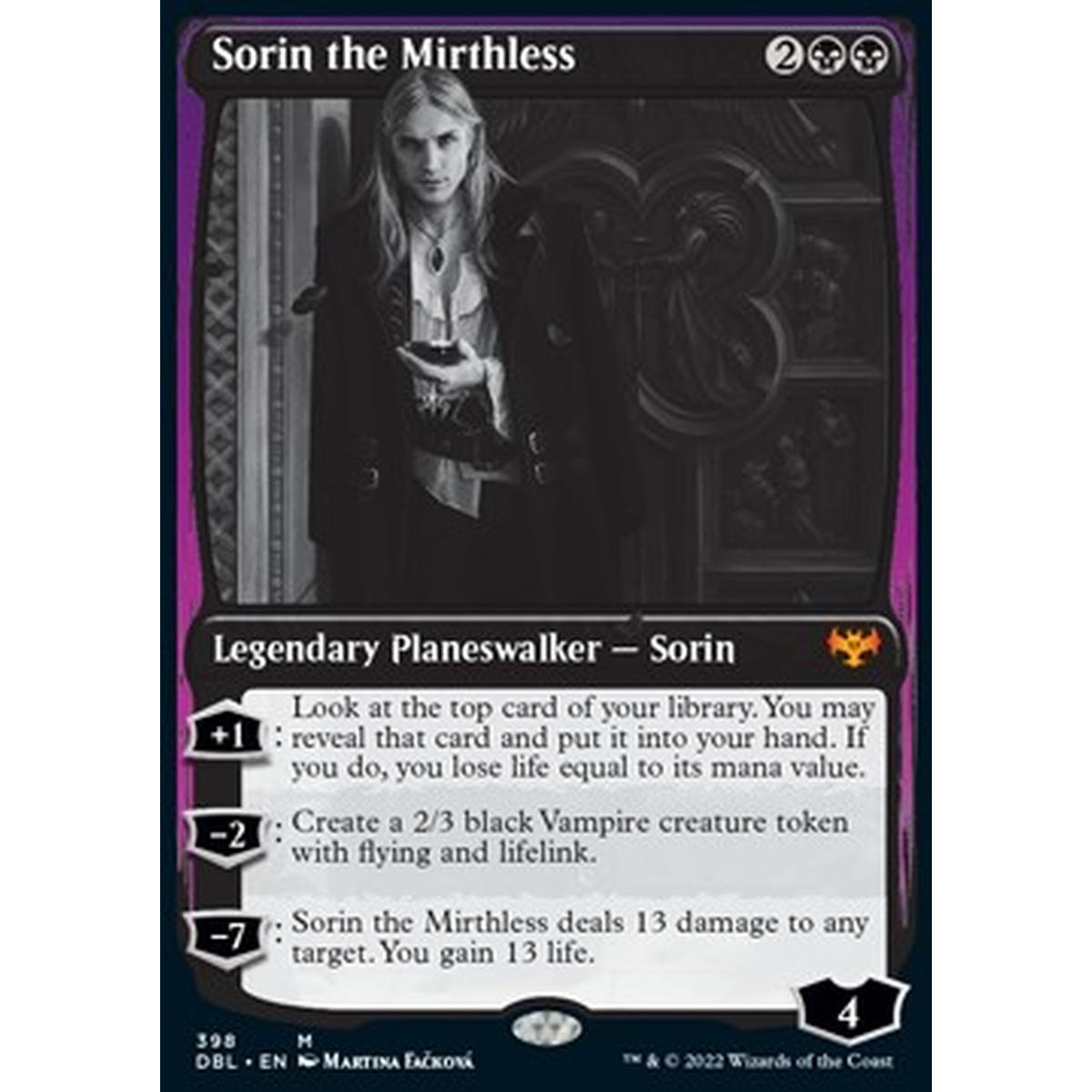 Sorin the Mirthless - Sorin the Mirthless - [DBL][NM]