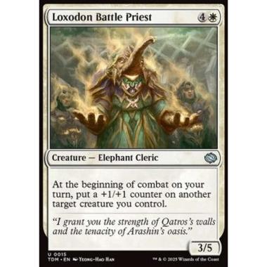 Loxodon Battle Priest - Loxodon Battle Priest - [TDM][NM] [Foil]