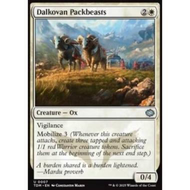 Dalkovan Packbeasts - Dalkovan Packbeasts - [TDM][NM] [Foil]