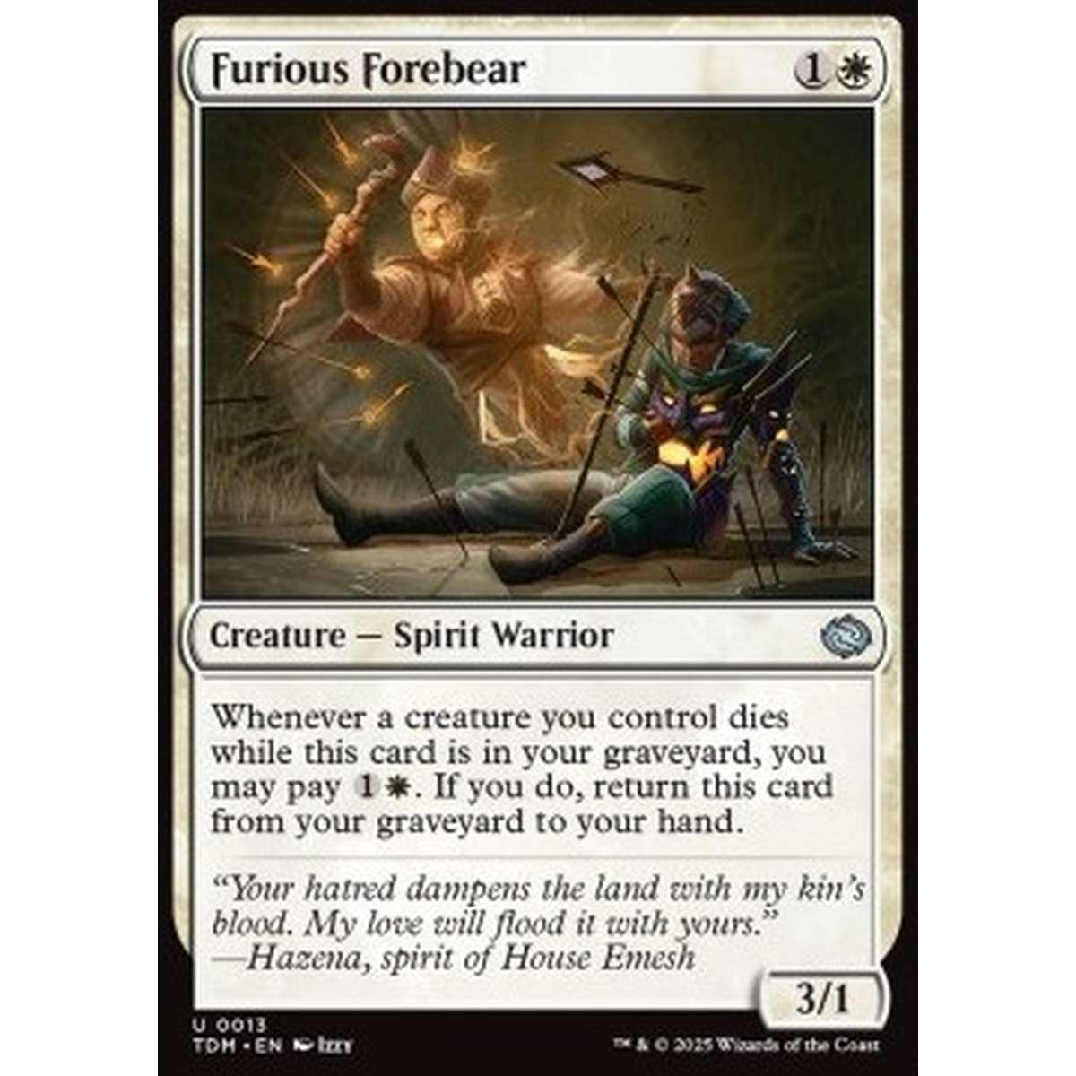 Furious Forebear - Furious Forebear - [TDM][NM] [Foil]
