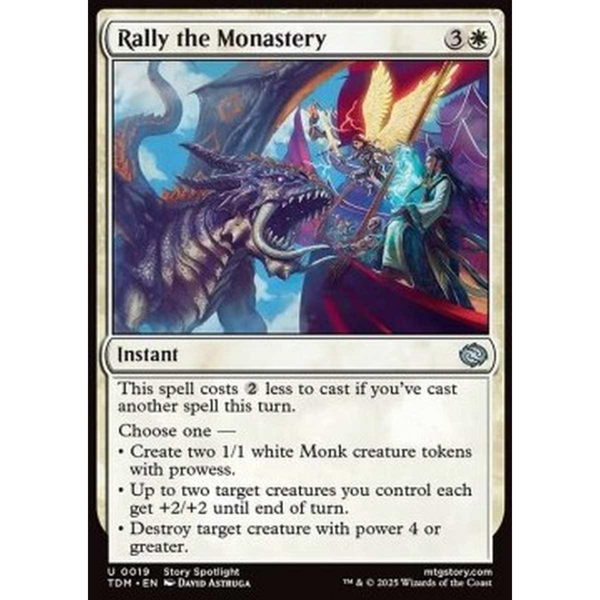 Rally the Monastery - Rally the Monastery - [TDM][NM] [Foil]