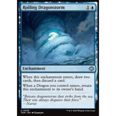 Roiling Dragonstorm - Roiling Dragonstorm - [TDM][NM] [Foil]