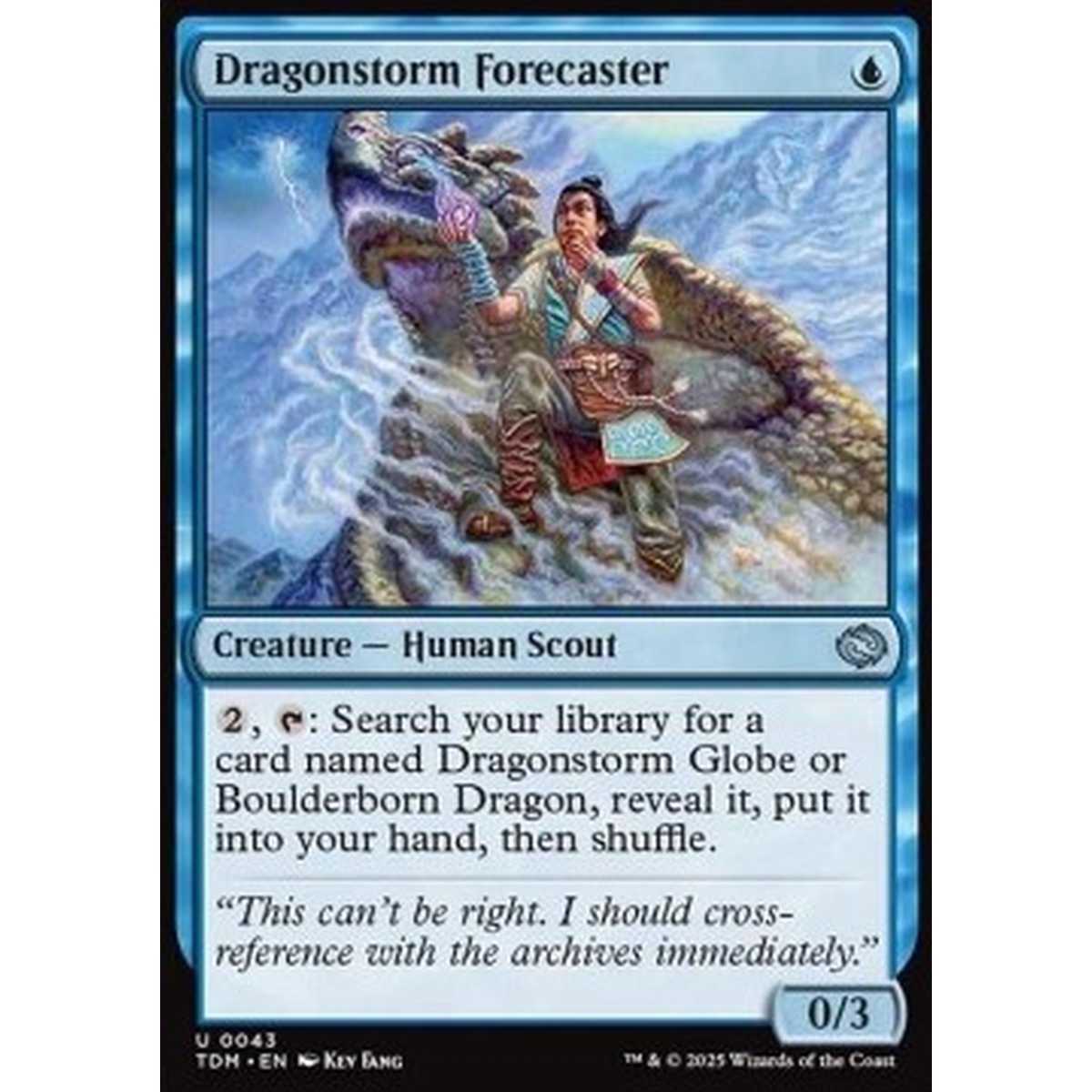 Dragonstorm Forecaster - Dragonstorm Forecaster - [TDM][NM] [Foil]
