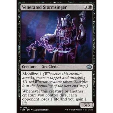 Venerated Stormsinger - Venerated Stormsinger - [TDM][NM] [Foil]