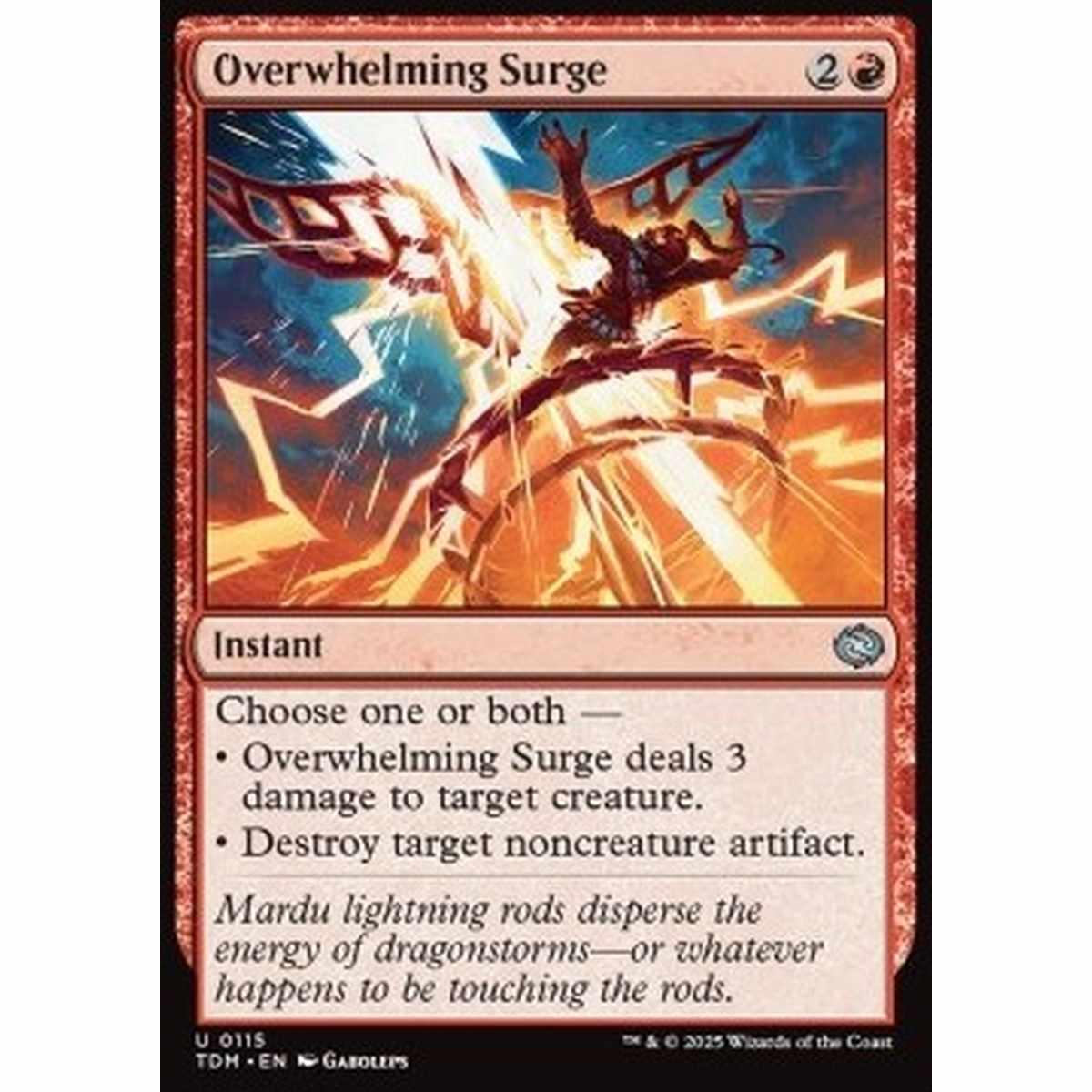 Overwhelming Surge - Overwhelming Surge - [TDM][NM] [Foil]