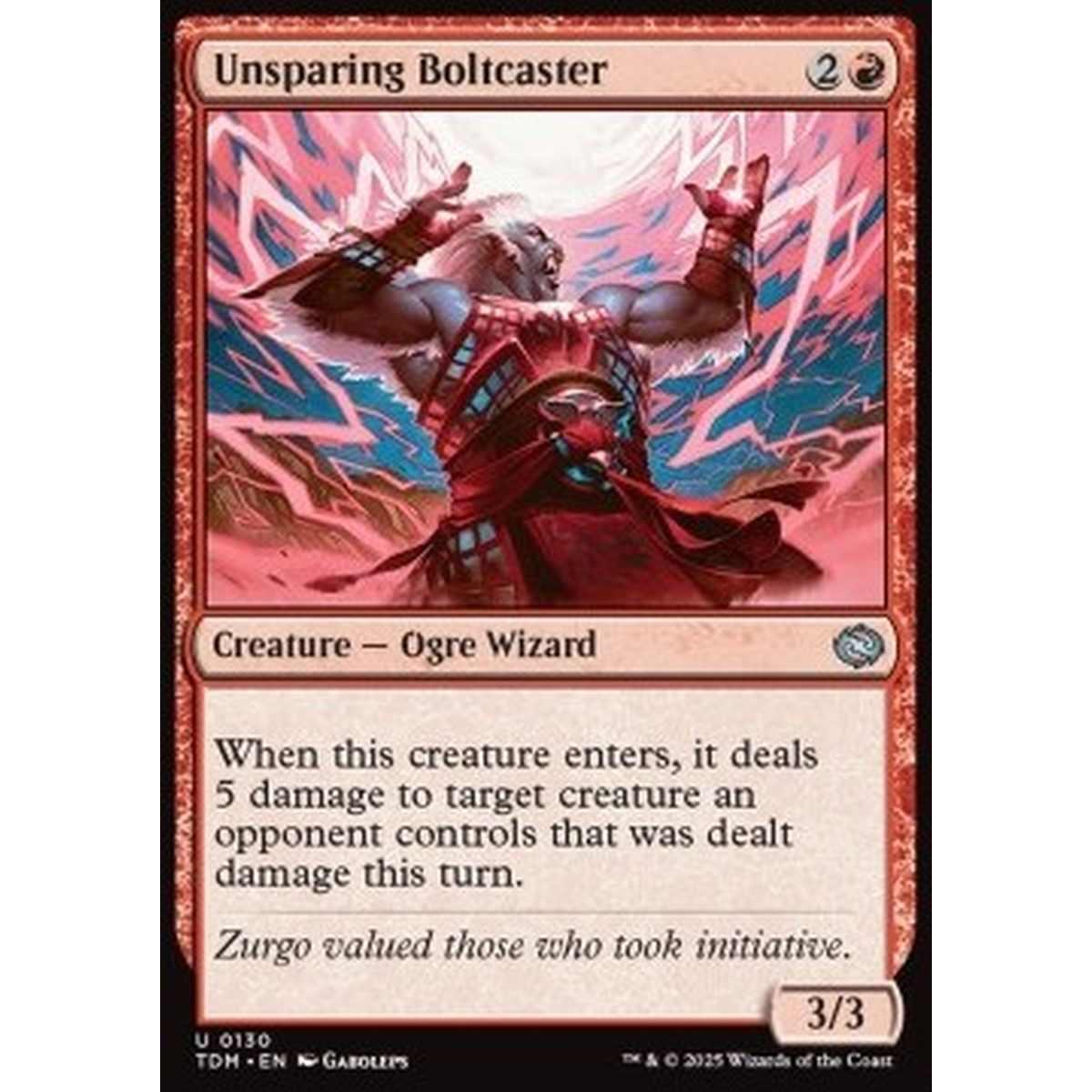 Unsparing Boltcaster - Unsparing Boltcaster - [TDM][NM] [Foil]