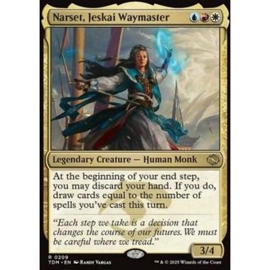 Narset, Jeskai Waymaster - Narset, Jeskai Waymaster - [TDM][NM] [Foil]