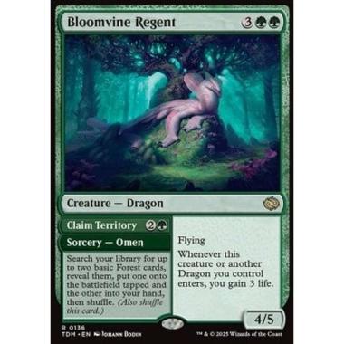 Bloomvine Regent // Claim Territory - Bloomvine Regent // Claim Territory - [TDM][NM] [Foil]