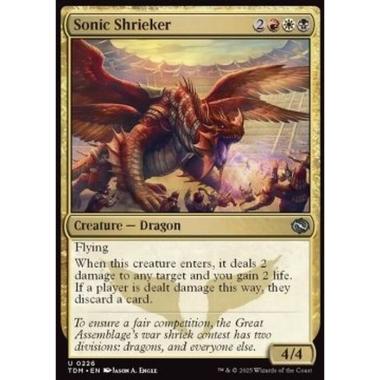 Sonic Shrieker - Sonic Shrieker - [TDM][NM] [Foil]