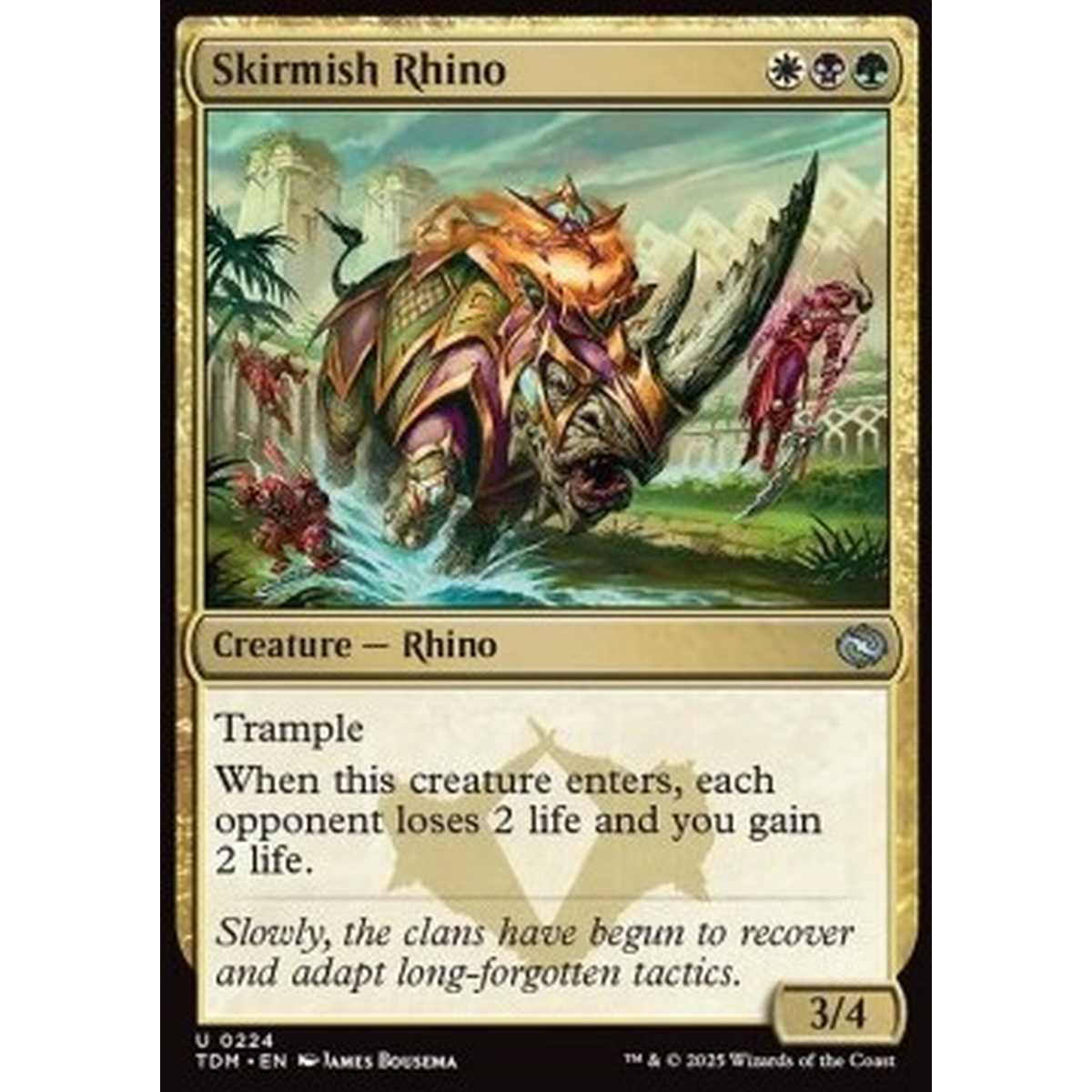 Skirmish Rhino - Skirmish Rhino - [TDM][NM] [Foil]