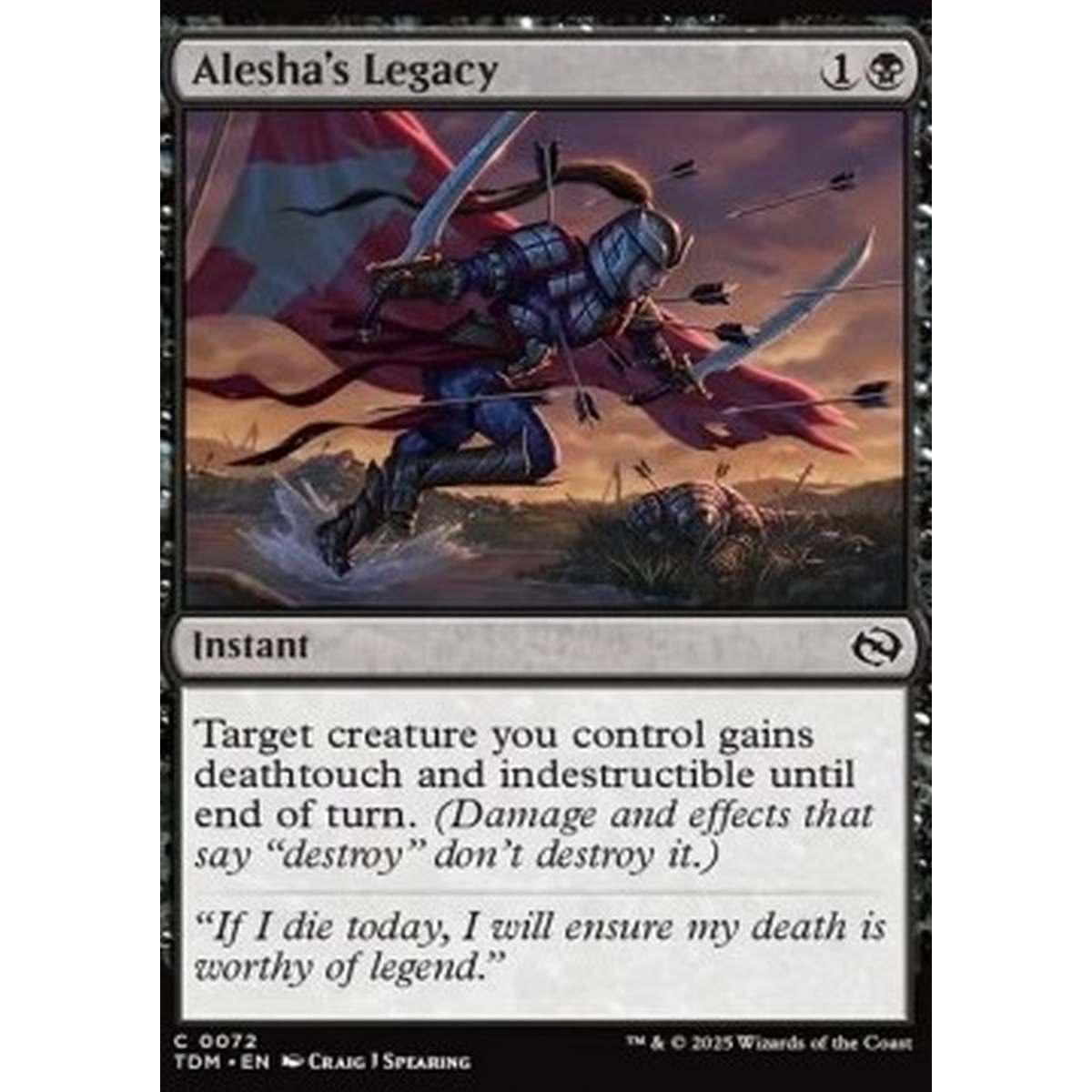 Alesha's Legacy - Alesha's Legacy - [TDM][NM] [Foil]