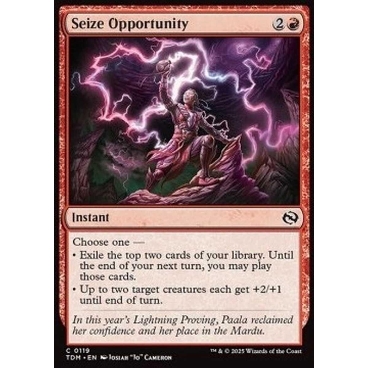 Seize Opportunity - Seize Opportunity - [TDM][NM] [Foil]