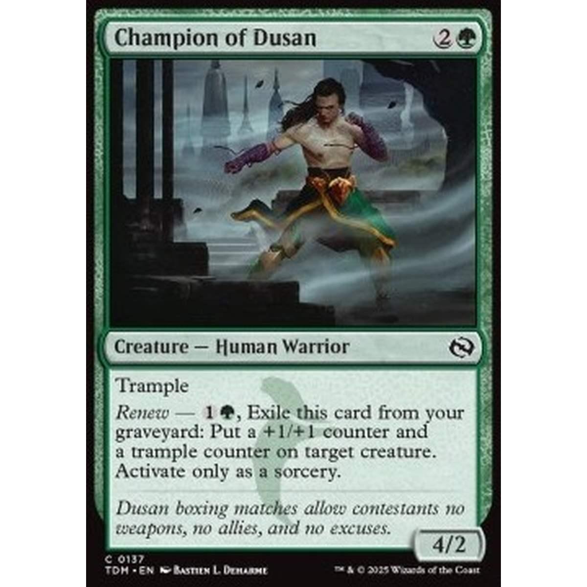 Champion of Dusan - Champion of Dusan - [TDM][NM] [Foil]