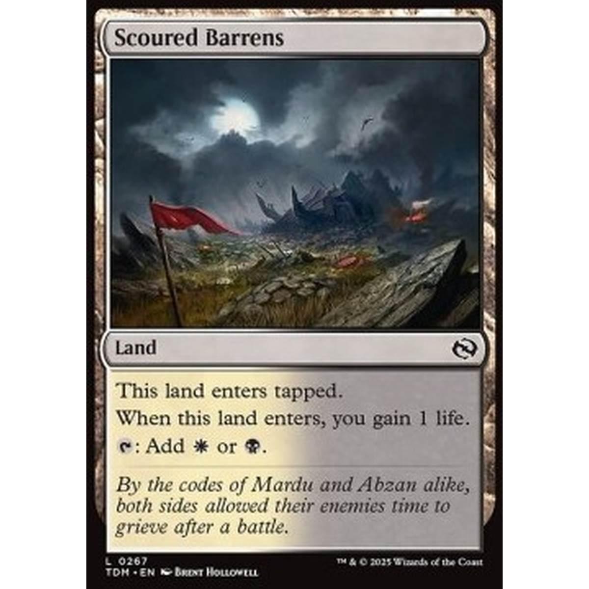 Scoured Barrens - Scoured Barrens - [TDM][NM] [Foil]
