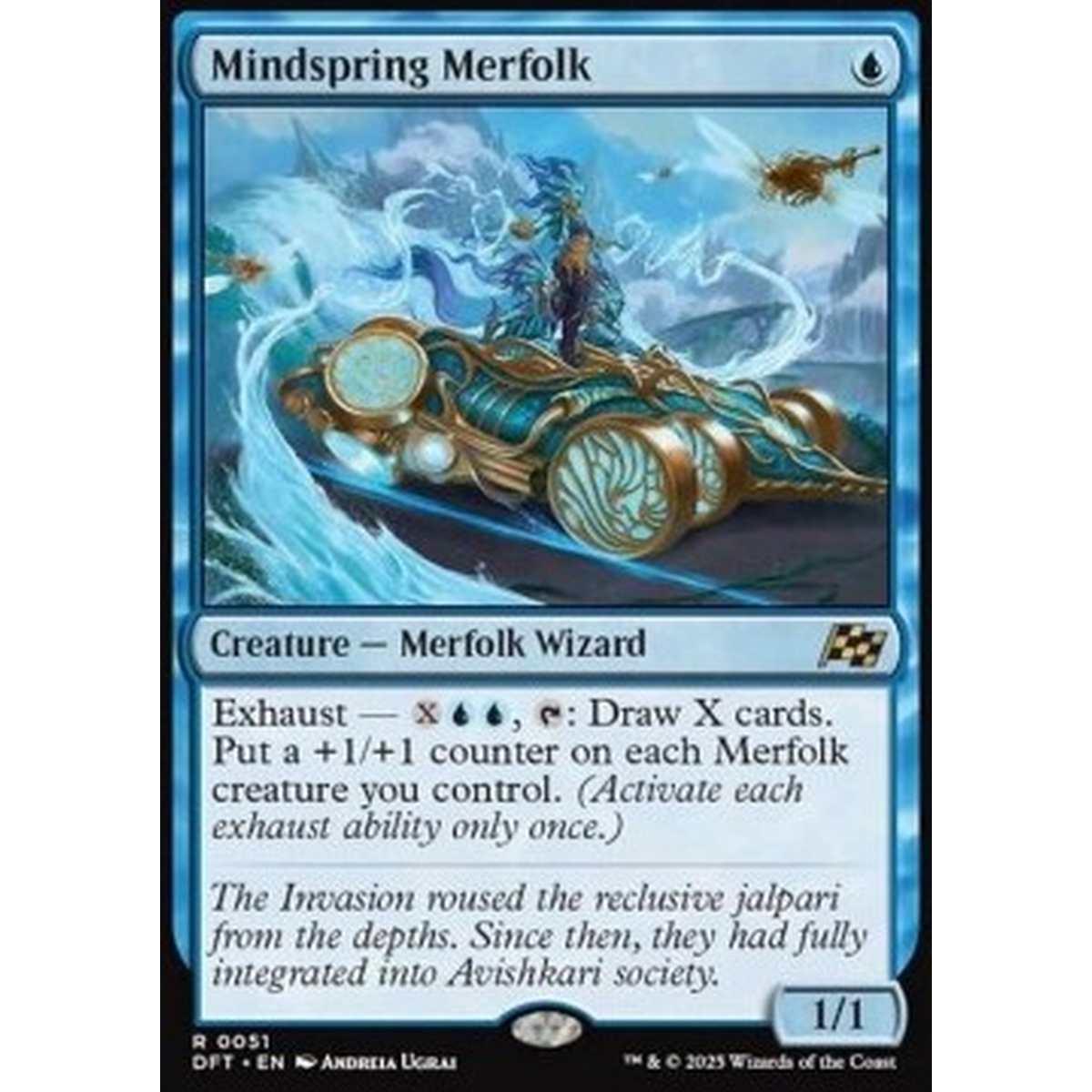 Mindspring Merfolk - Tritona Fonte d'Idee - [DFT][NM]