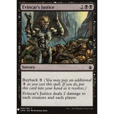 Evincar's Justice - Evincar's Justice - [MYS][NM]