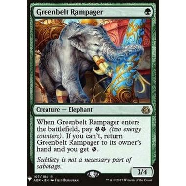 Greenbelt Rampager - Greenbelt Rampager - [MYS][NM]