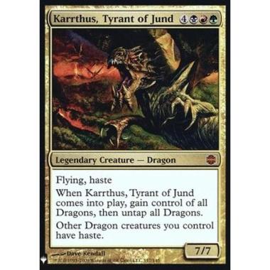 Karrthus, Tyrant of Jund - Karrthus, Tyrant of Jund - [MYS][NM] [Foil]