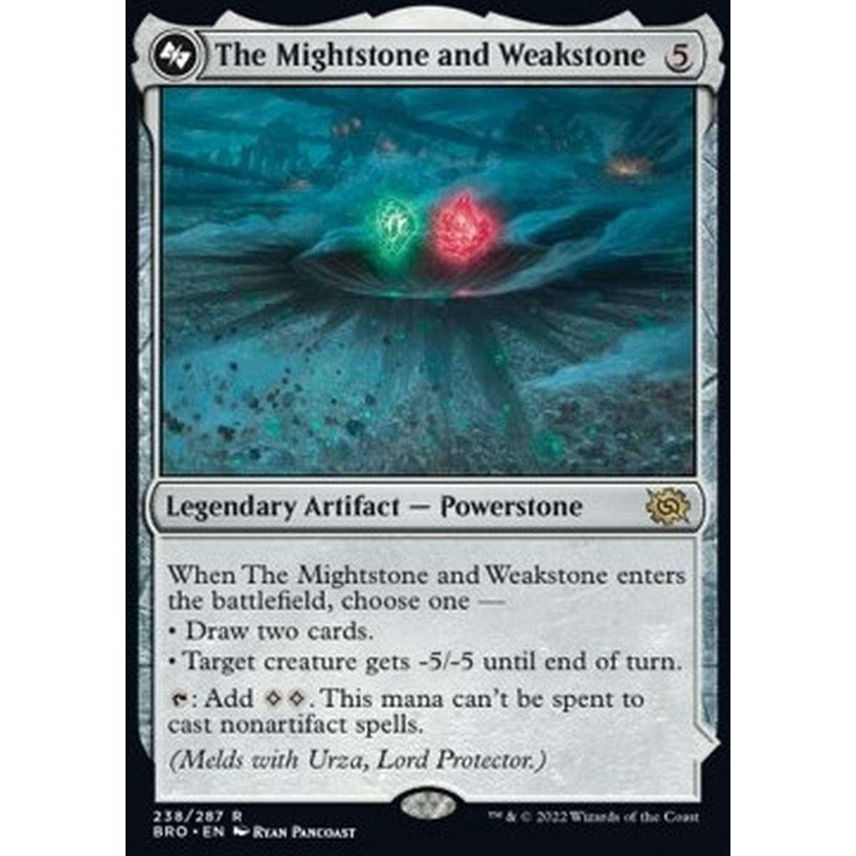 The Mightstone and Weakstone // Urza, Planeswalker - The Mightstone and Weakstone // Urza, Planeswalker - [BRO][NM]