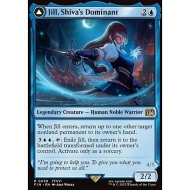 Jill, Shiva's Dominant // Shiva, Warden of Ice - Jill, Shiva's Dominant // Shiva, Warden of Ice - [FIN][NM]
