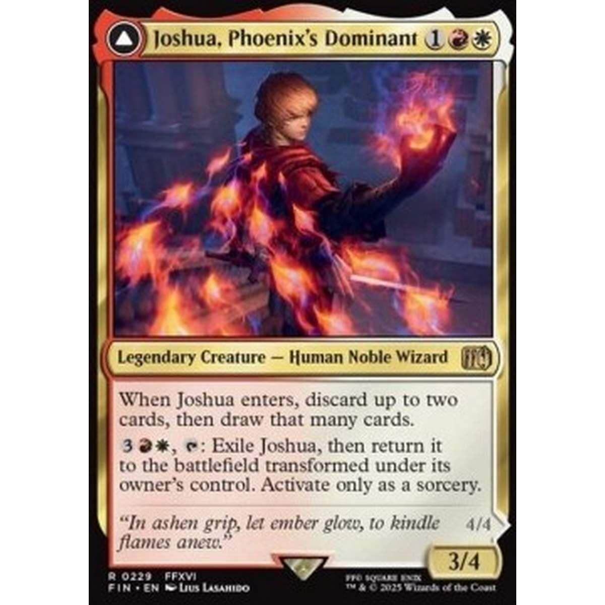 Joshua, Phoenix's Dominant // Phoenix, Warden of Fire - Joshua, Phoenix's Dominant // Phoenix, Warden of Fire - [FIN][NM]