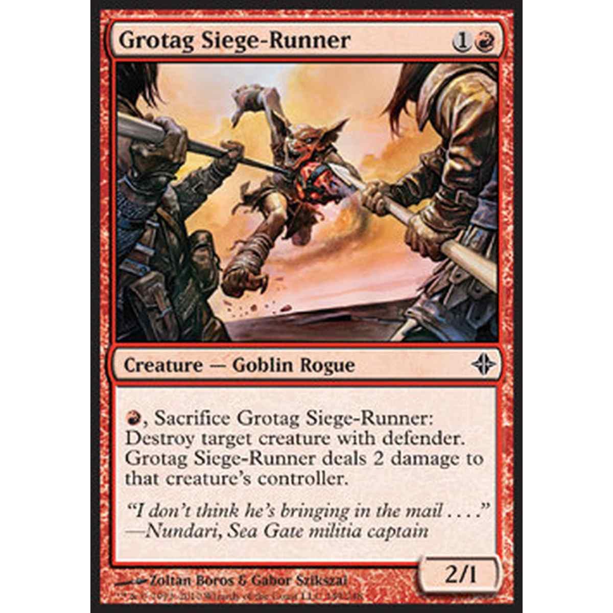 Grotag Siege-Runner - Messaggero Grotag - [ROE] [NM]