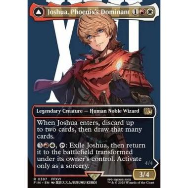 Joshua, Phoenix's Dominant // Phoenix, Warden of Fire (V.1) - Joshua, Phoenix's Dominant // Phoenix, Warden of Fire (V.1) - [XFIN][NM]