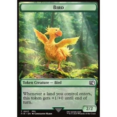 Bird Token (G 2/2) // Wizard Token (B 0/1) (V.4) - Bird Token (G 2/2) // Wizard Token (B 0/1) (V.4) - [TFIN][NM]