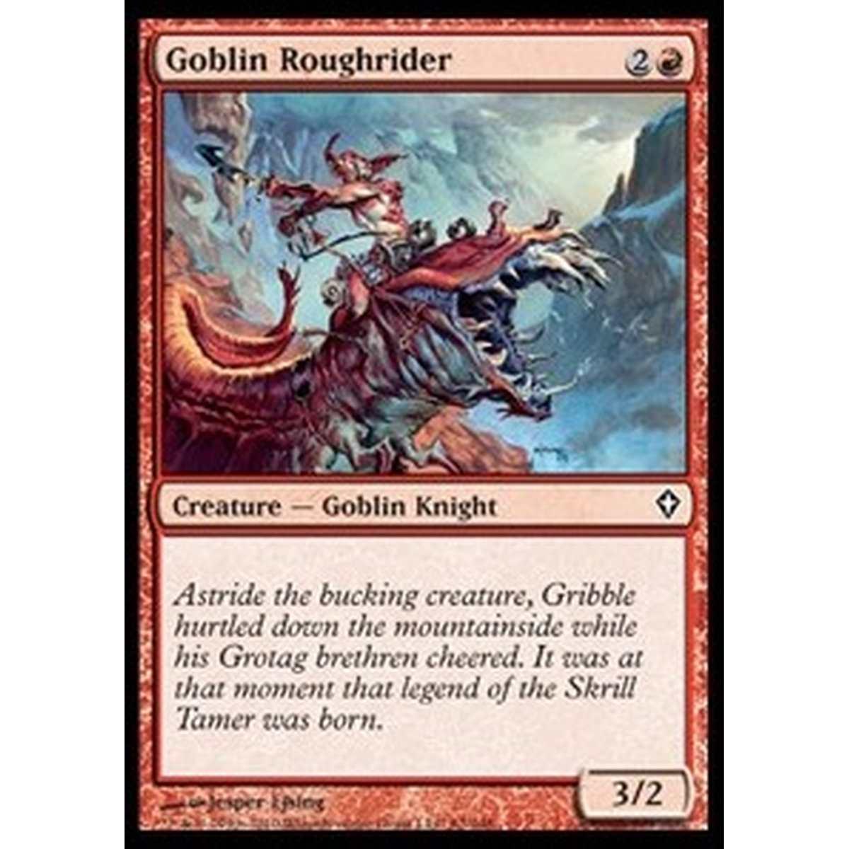 Goblin Roughrider - Goblin Domatore - [WWK] [NM]