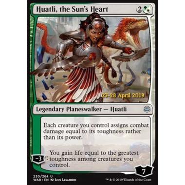 Huatli, the Sun's Heart - Huatli, il Cuore del Sole - [XWAR][NM] [Foil]
