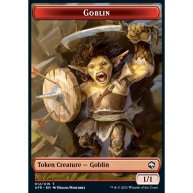 Goblin Token (R 1/1) // Dungeon of the Mad Mage - Goblin Token (R 1/1) // Dungeon of the Mad Mage - [XAFR][NM] [Foil]