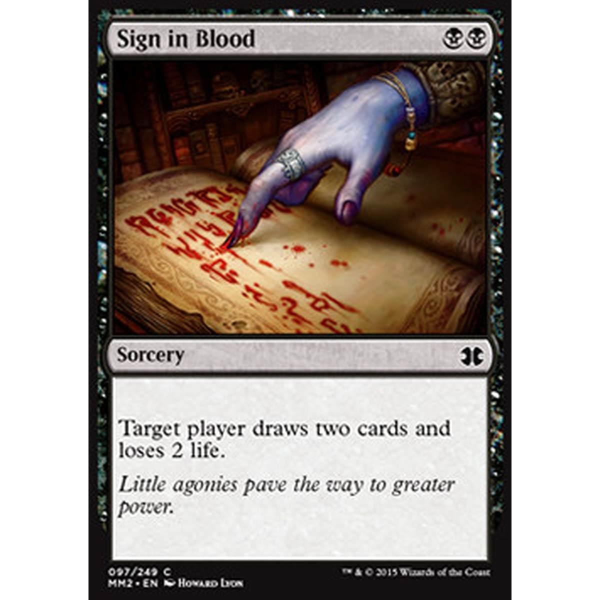 Sign in Blood - Sign in Blood - [MM2][EX]