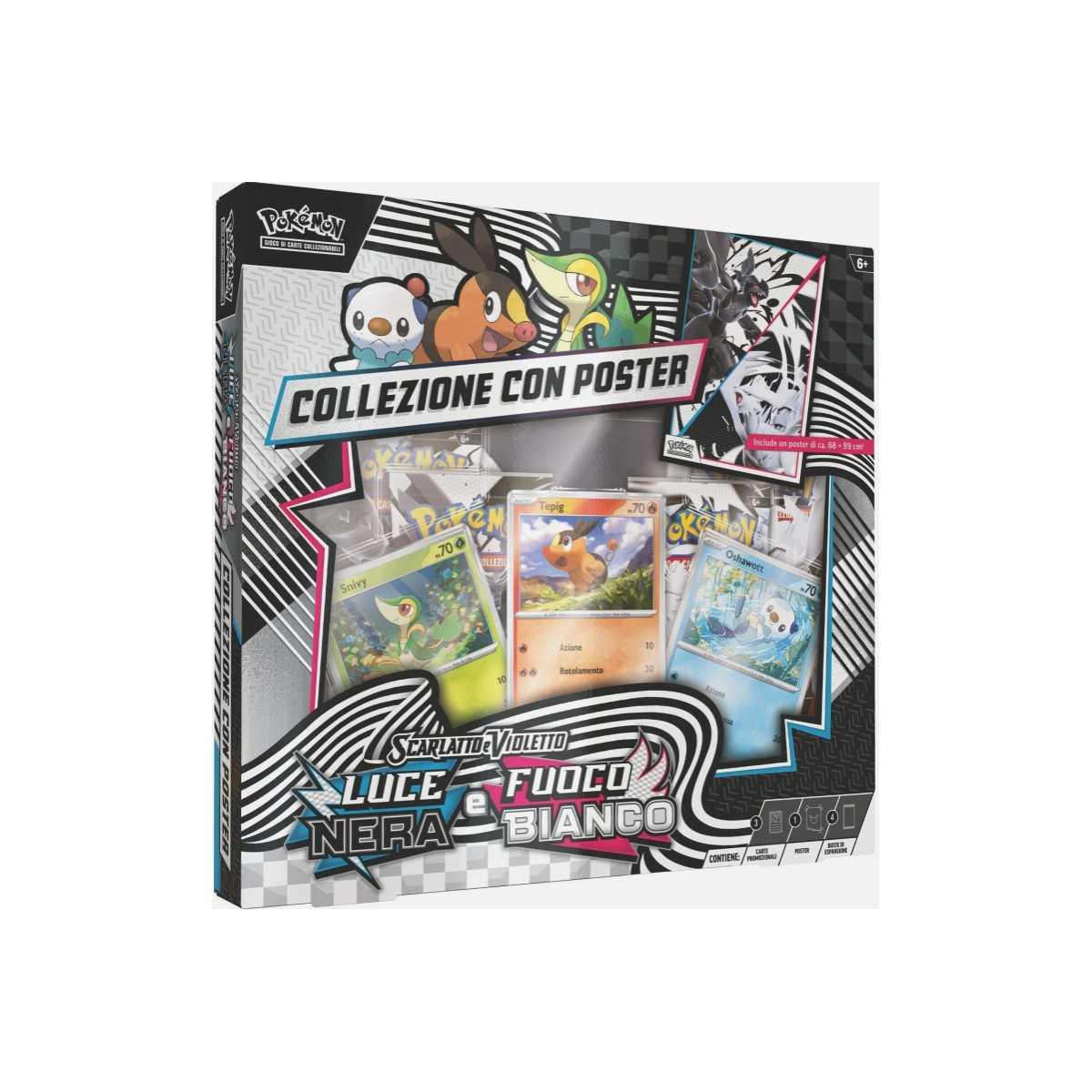 Collezione con Poster Unima Luce Nera e Fuoco Bianco Italiano